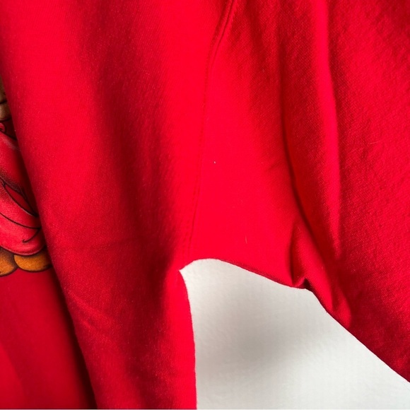 Vintage Disney Cast Member Fantasia Red Sweatshirt Pullover Cotton Blend Size L - Picture 6 of 14